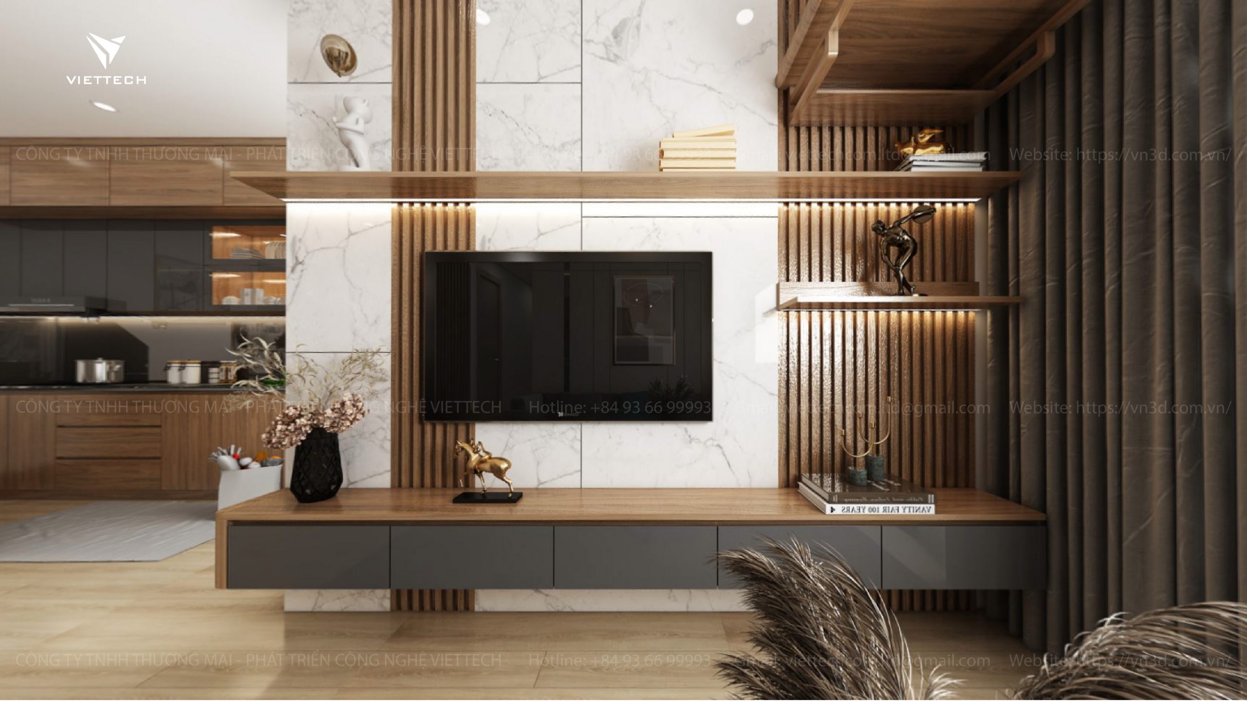 CĂN HỘ MẪU 3D 3 PHÒNG NGỦ VIP